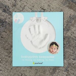 Baby prints hand keepsake
